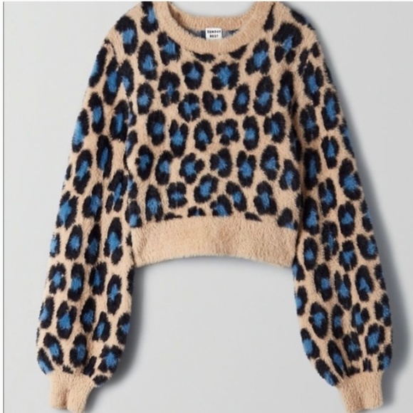 ❄️ Aritzia Sunday Best Kitten Sweater - Picture 1 of 7